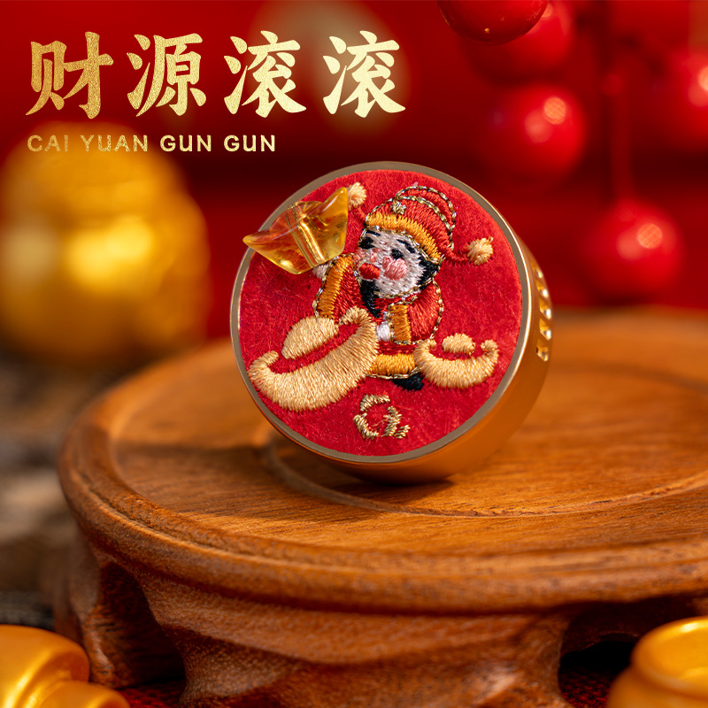 Car Fragrance Sachet – Embroidered Vehicle Air Vent Charm - Image 8