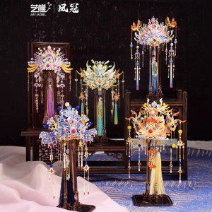 3D Metal Phoenix Tiara Puzzle – DIY Chinese Model Kit