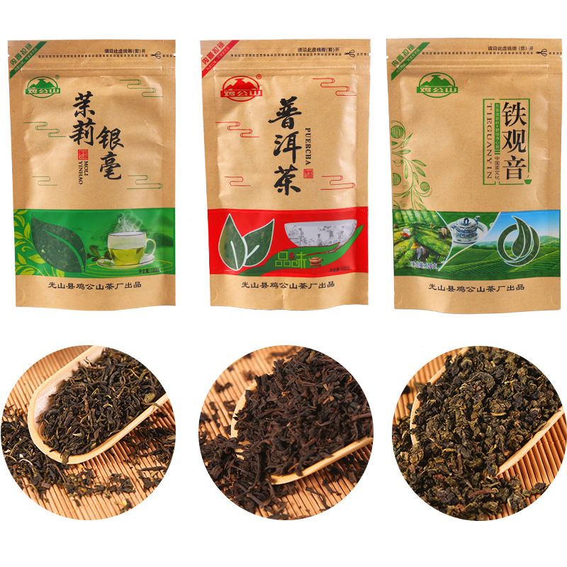 Premium Chinese Loose Leaf Tea Selection – Longjing Dragon Well, Jasmine Green, Xinyang Maojian, Biluochun, Tieguanyin Oolong & Jinjunmei Black Tea - Image 4